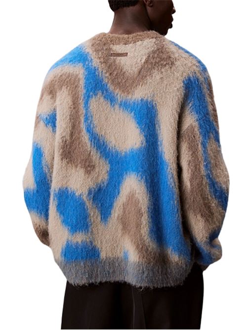 Maglione in alpaca spazzolato fantasia Calvin Klein | LV04LD312G8SQ
